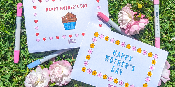 Colourful Creations: DIY Mother's Day Card Coloring Pages