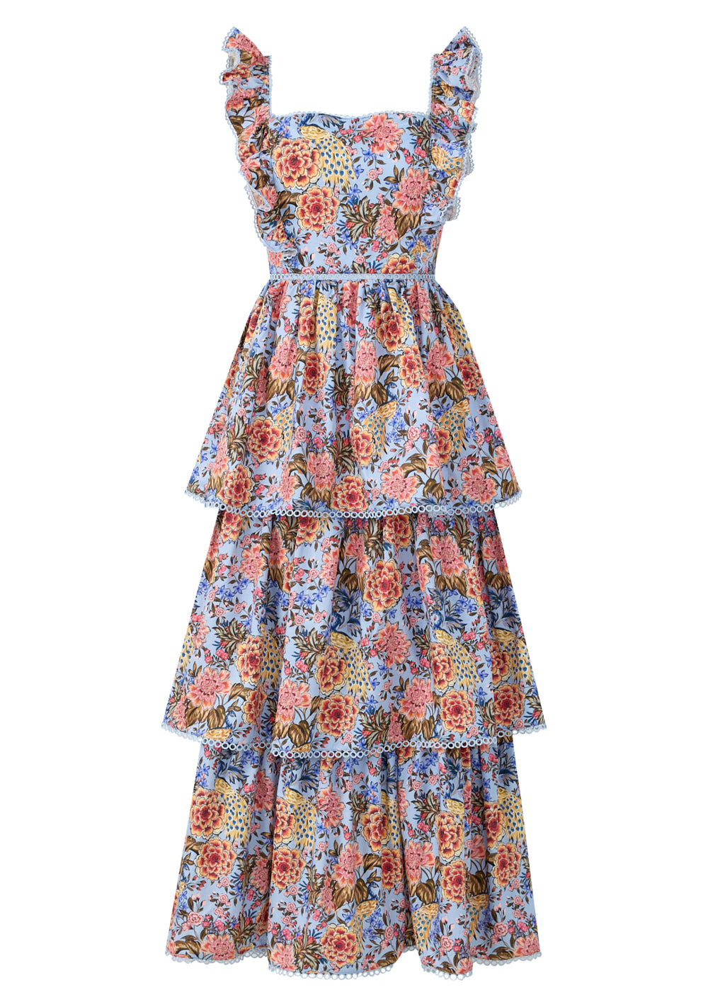 knee length dresses for ladies Mean What You Seychelles Green Tropical Maxi Dress – Shop the Mint main image 1
