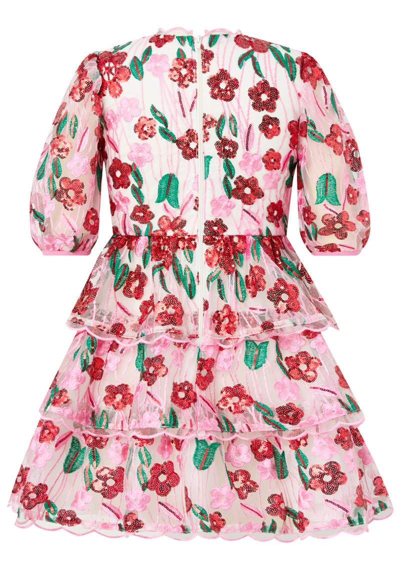 Shyla Embroidered Mini Dress