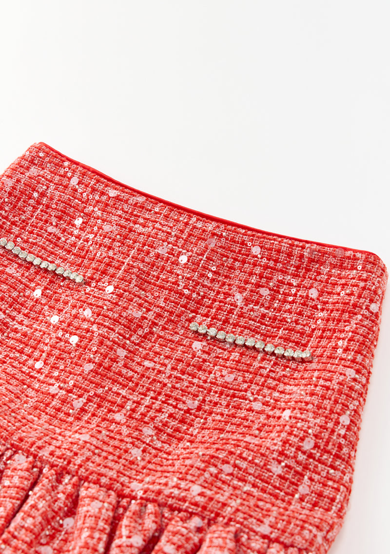 Odelia Tweed Mini Skirt