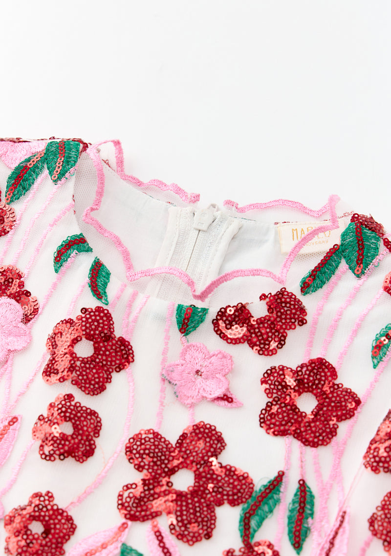 Shyla Embroidered Mini Dress