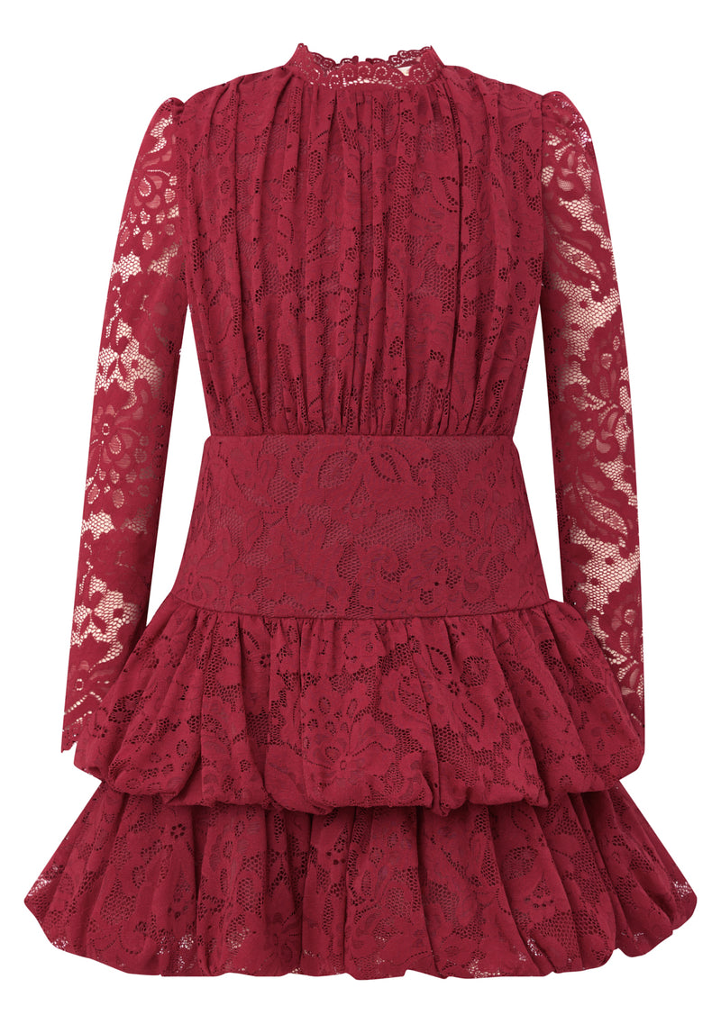 Rosella Lace Sleeve Mini Dress
