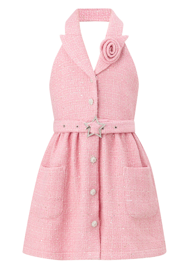 Odelia Tweed Mini Dress