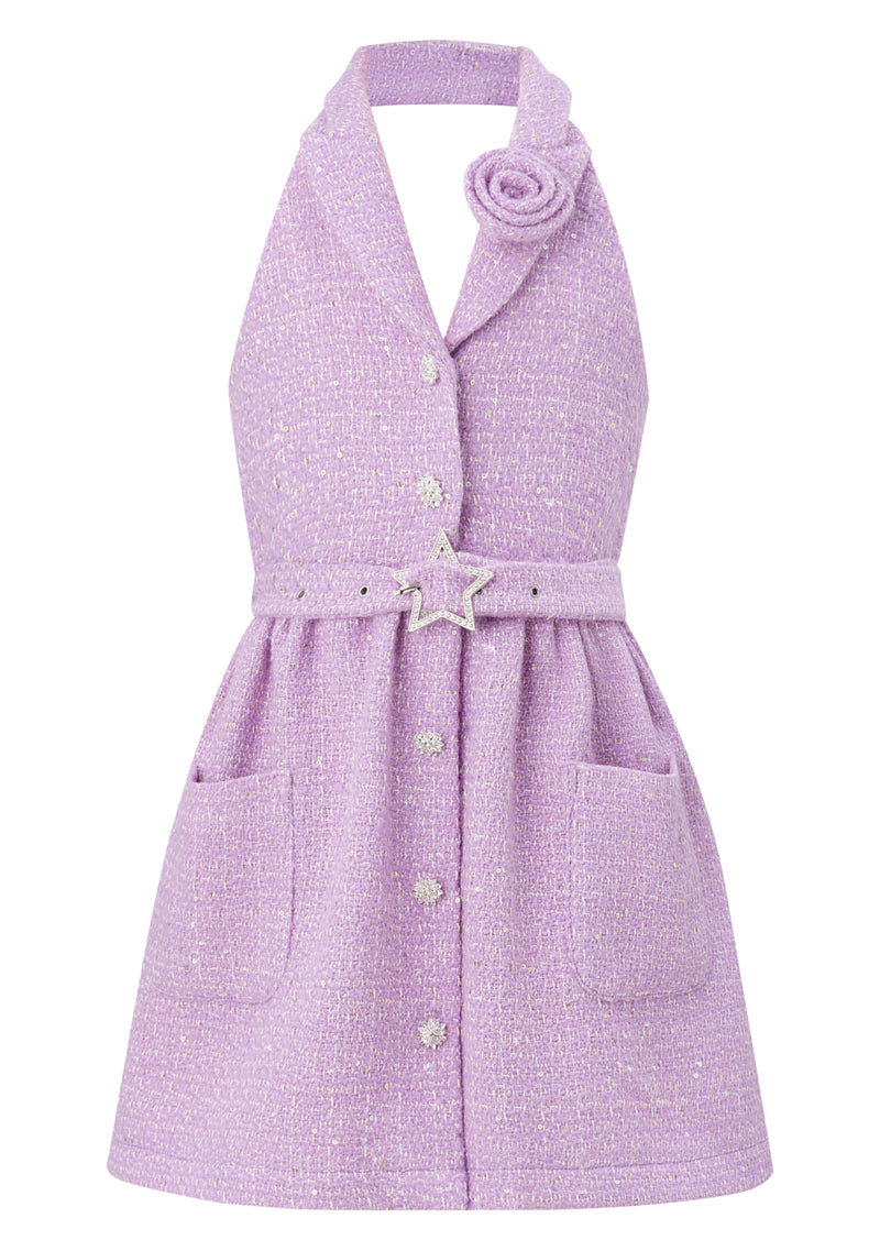 Odelia Tweed Mini Dress