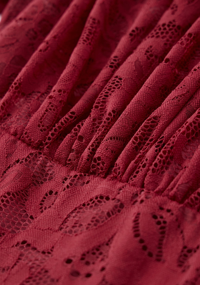 Rosella Lace Sleeve Mini Dress