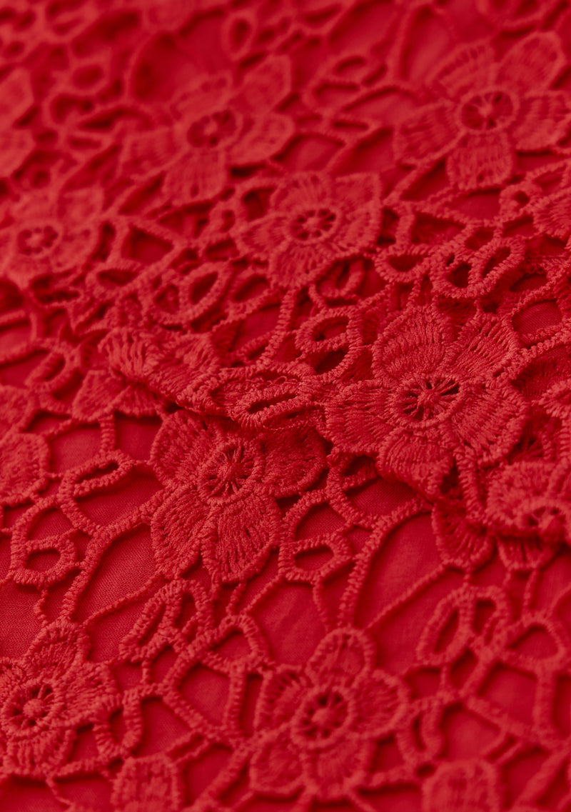 Cora Embroidered Mini Dress