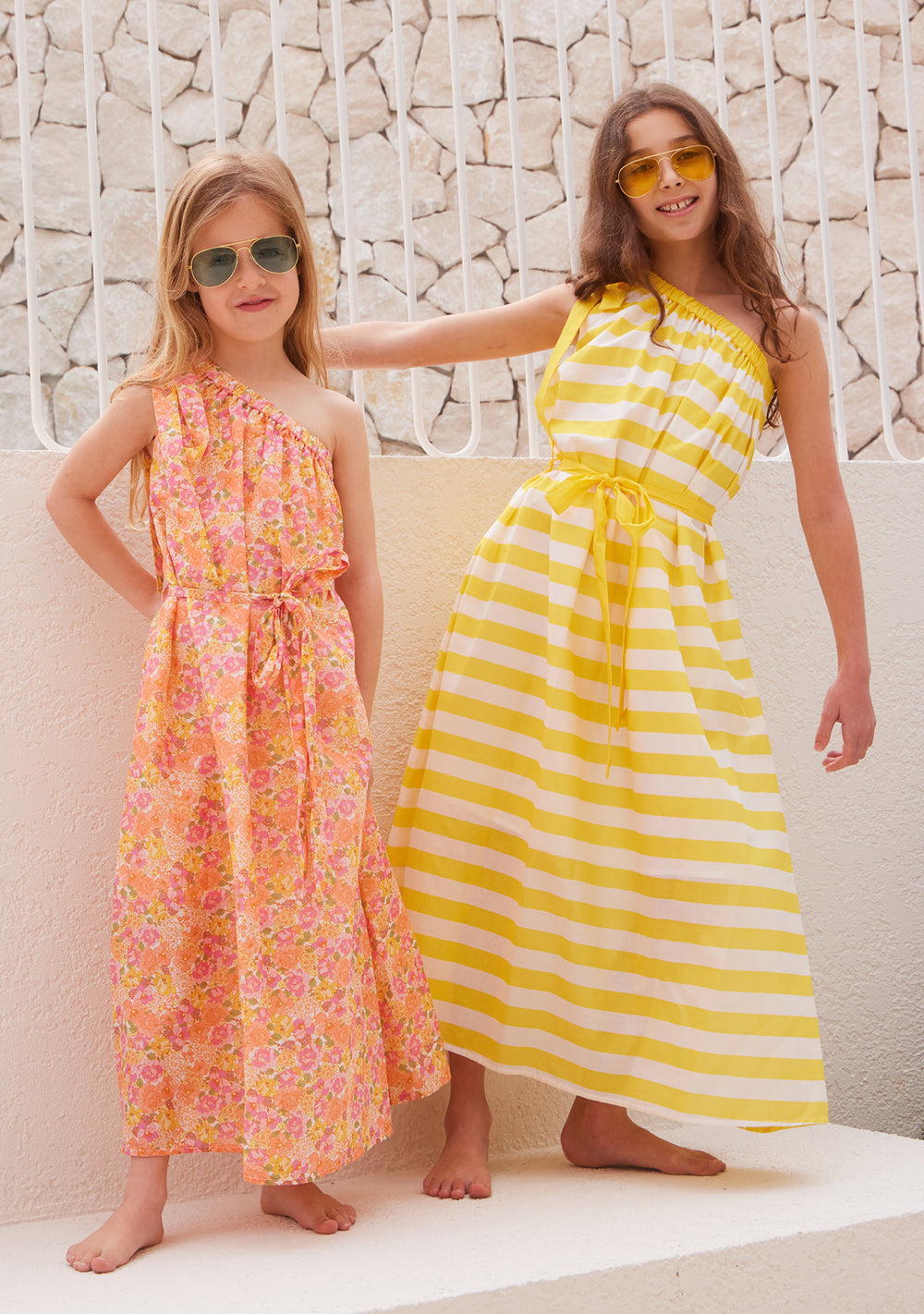 knee length dresses for ladies marlo-dress-tropic-postcard – AFRM main image 0