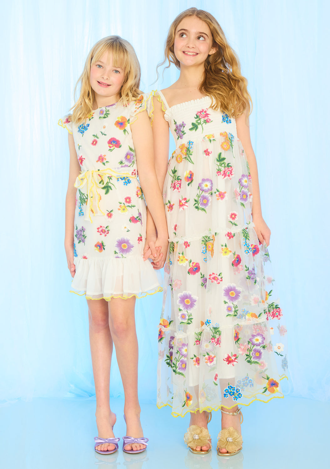 Marlo Kids | Carly Embroidered Mini Dress