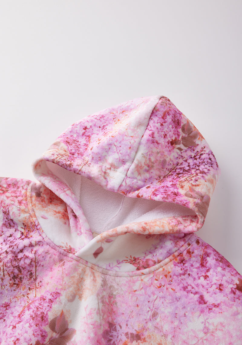 Hydrangea Hoodie Towel