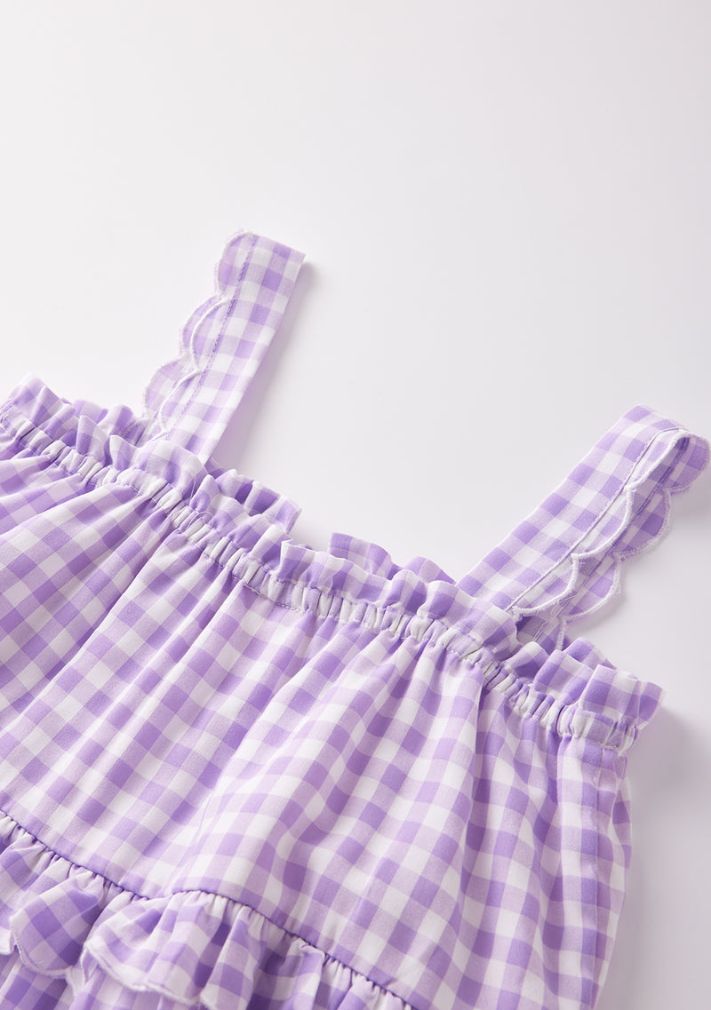 Gingham Cotton Dress