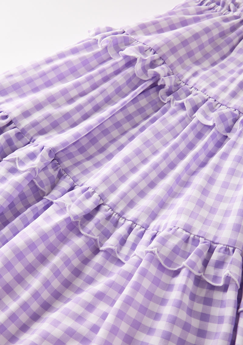 Gingham Cotton Dress