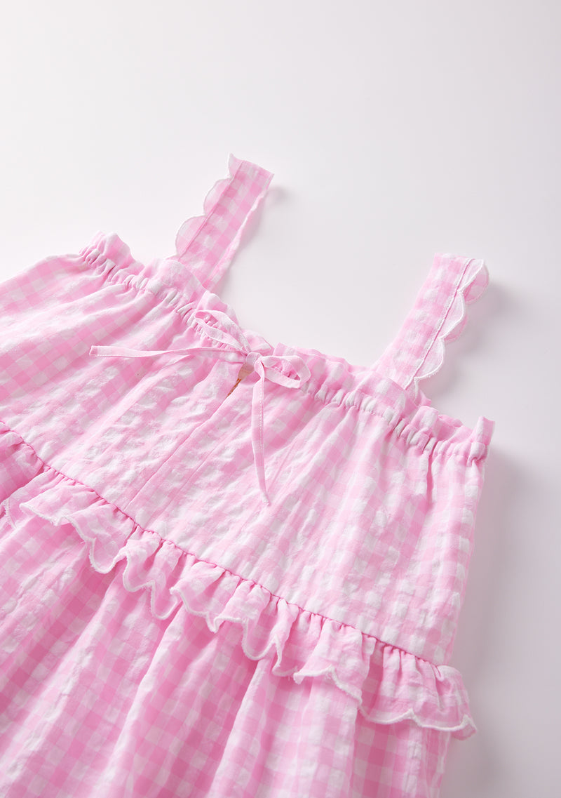 Gingham Cotton Dress