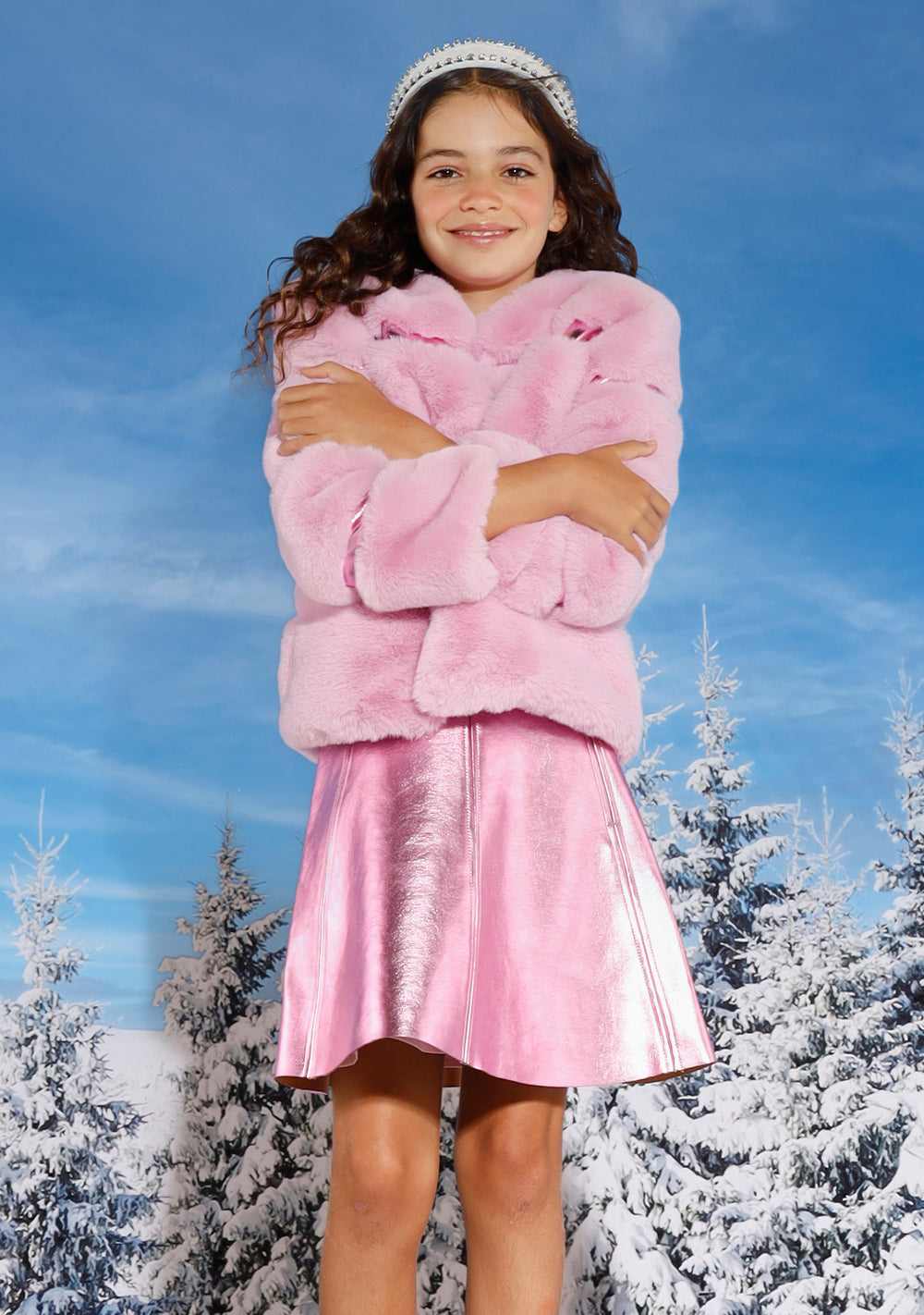 Marlo Kids | Abigail Vegan Leather Skirt