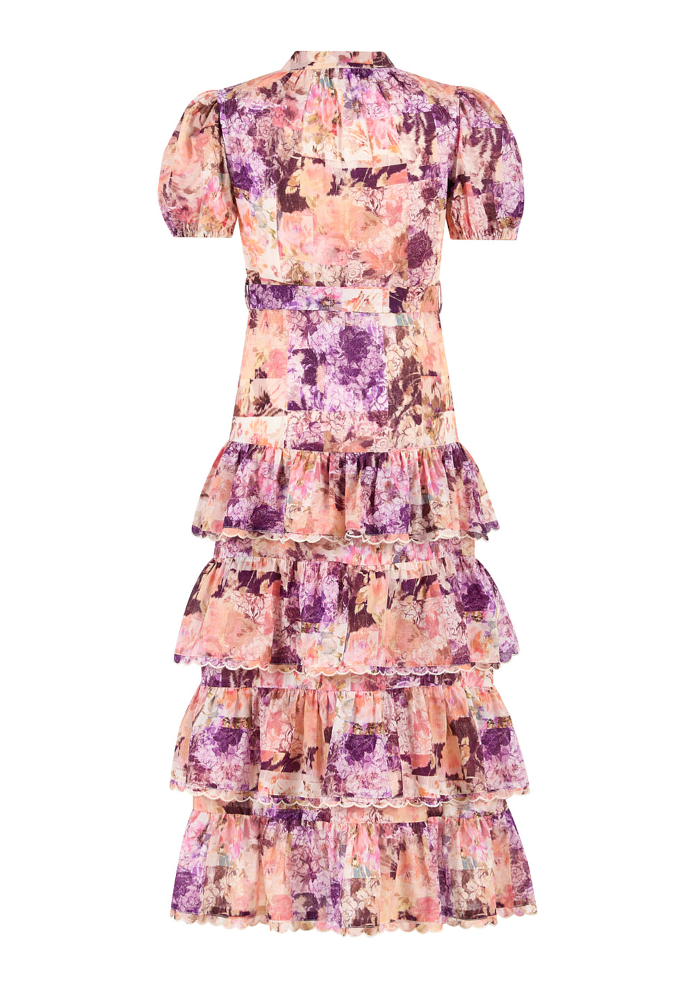 anastasia floral maxi dress Sleeve Go Live: 08-08-2021 crafting a sculpted shape Rib-Knit Midi Dress - Color:DARK CHOCOLATE BROWN