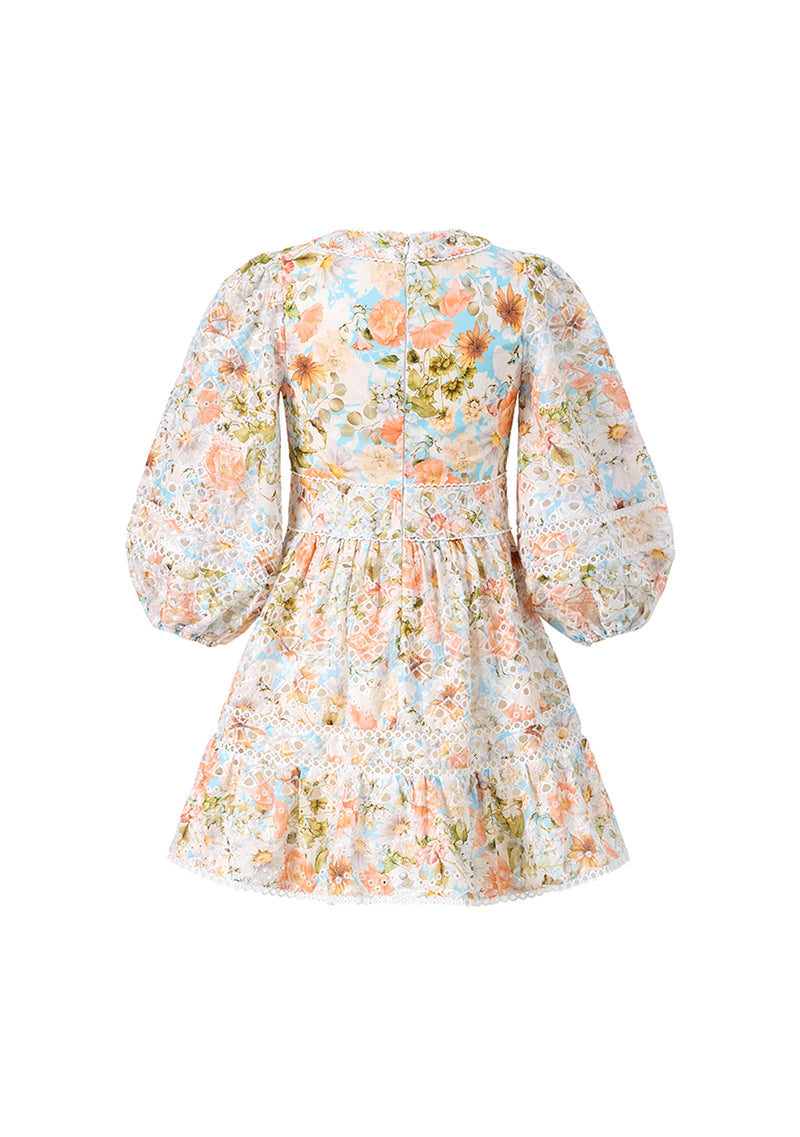 Marlo Kids | Daphne Embroidered Long Sleeve Dress Marlo Kids | Daphne Embroidered Long Sleeve Dress