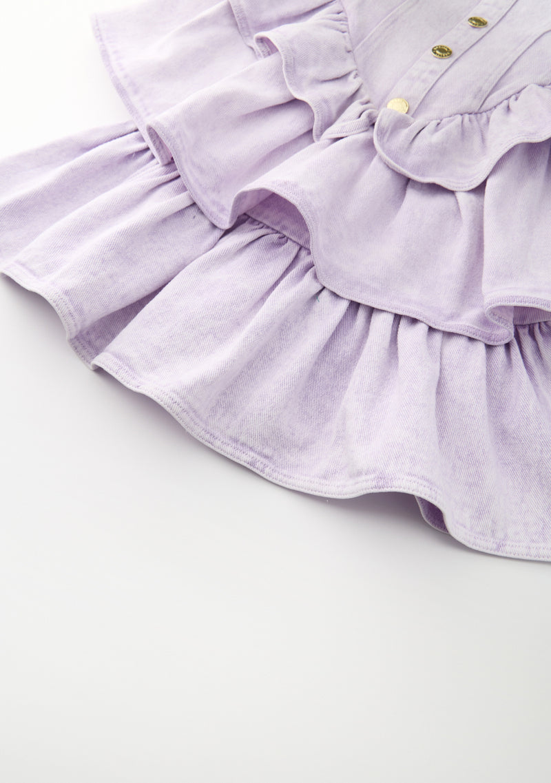 Marlo Kids | Estelle Denim Mini Dress Marlo Kids | Estelle Denim Mini Dress