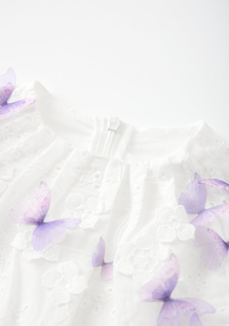 Marlo Kids | Eve Butterfly Sleeve Mini Dress Marlo Kids | Eve Butterfly Sleeve Mini Dress