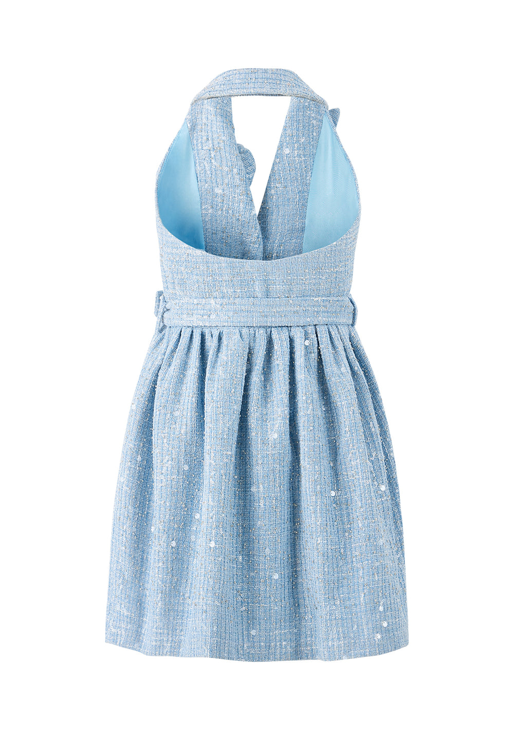 blue jingle dress Marlo Kids