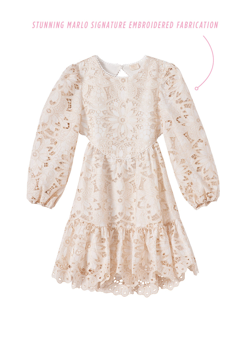 Kiera Embroidered Dress Marlo Kids Kiera Embroidered Dress Marlo Kids