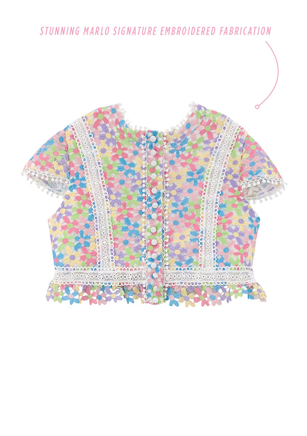 Giselle Embroidered Top