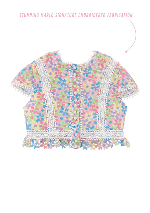 Giselle Embroidered Top