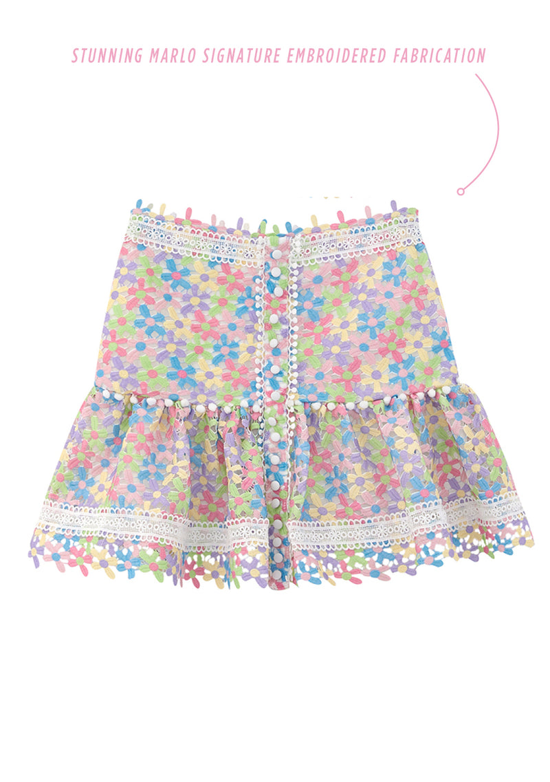 Giselle Embroidered Skirt