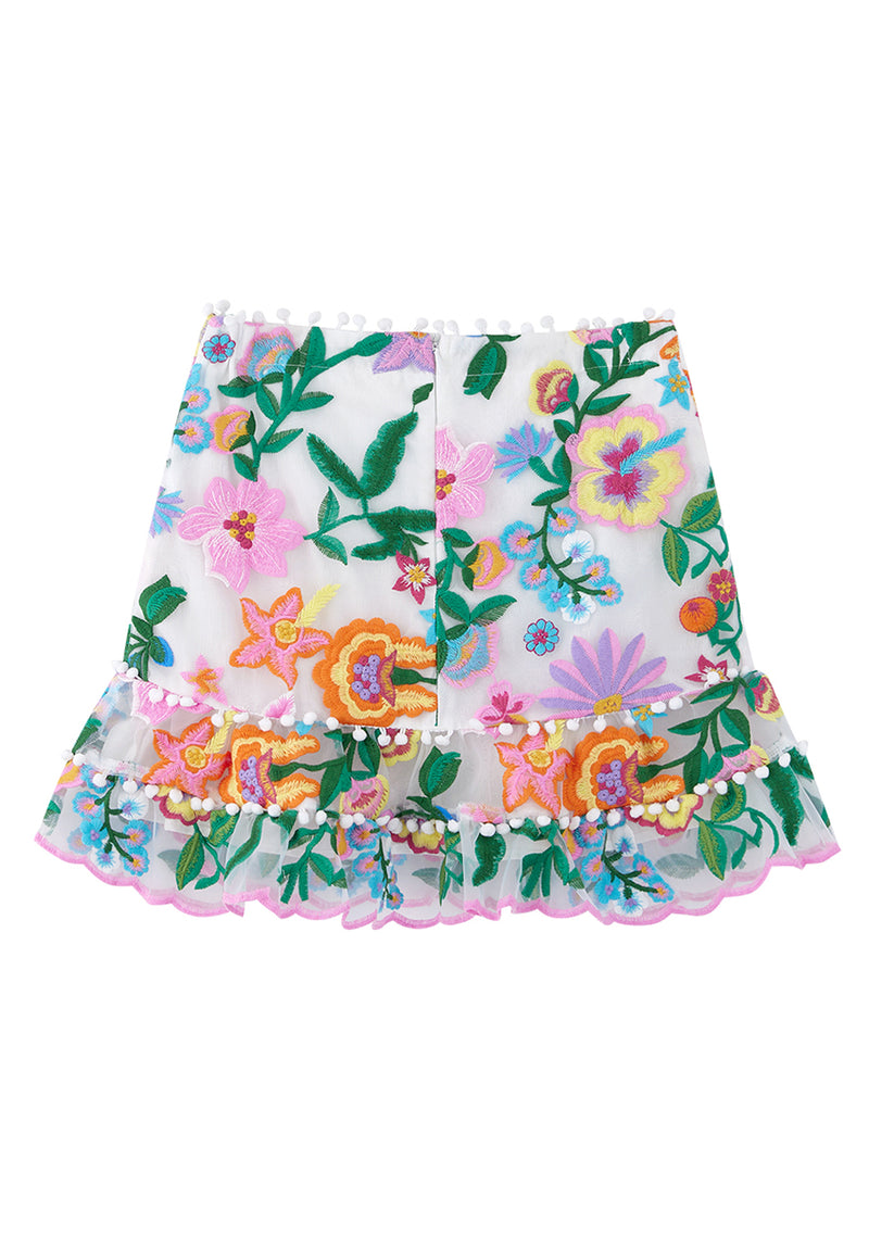 Stella Embroidered Skirt