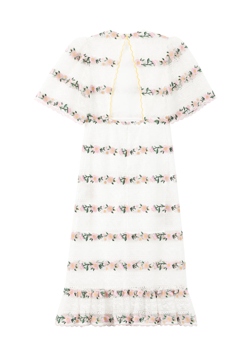 Marlo Kids | Victoria Embroidered Maxi Dress Marlo Kids | Victoria Embroidered Maxi Dress