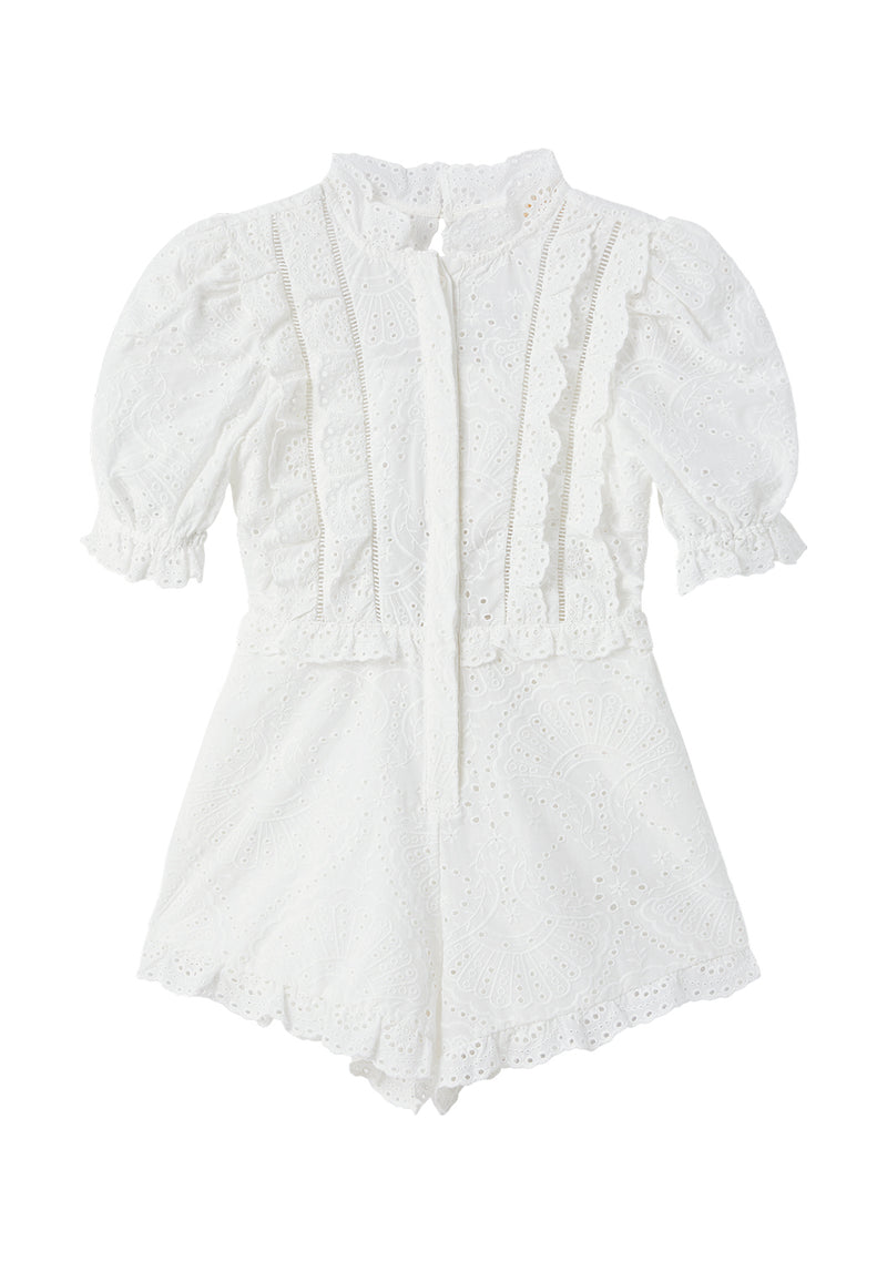Eloise Embroidered Romper