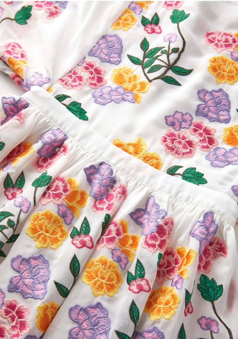 Mia Embroidered Dress