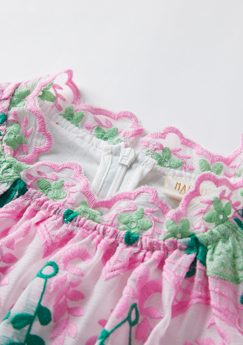Delphine Embroidered Dress