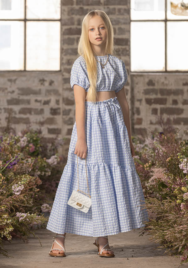 Greta Gingham Skirt