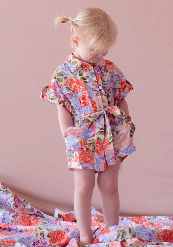 Azalea Floral Romper