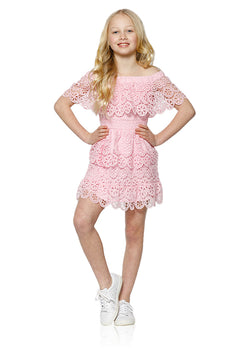 Inez Mini Dress (Pink)