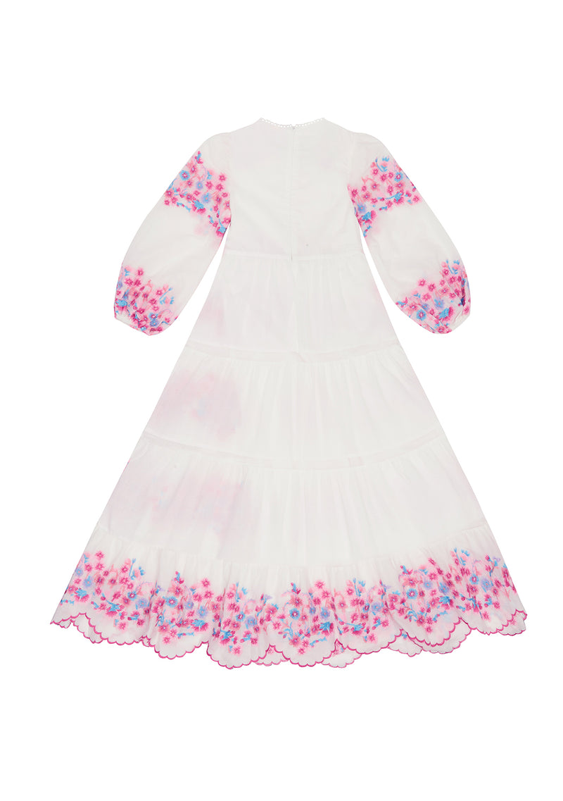 Aria Embroidered Maxi Dress