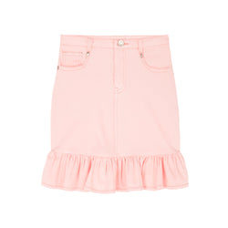 Denim Skirt (Dusty Pink)