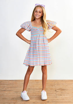 Nadia Stripe Dress