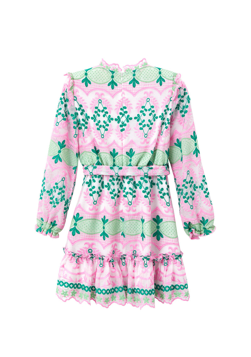 Delphine Embroidered Dress