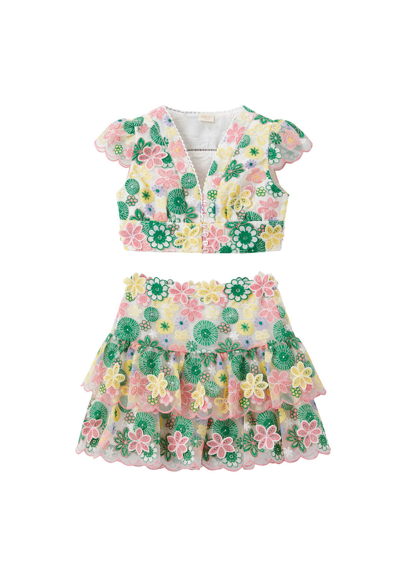 Agathe Embrodiered Skirt