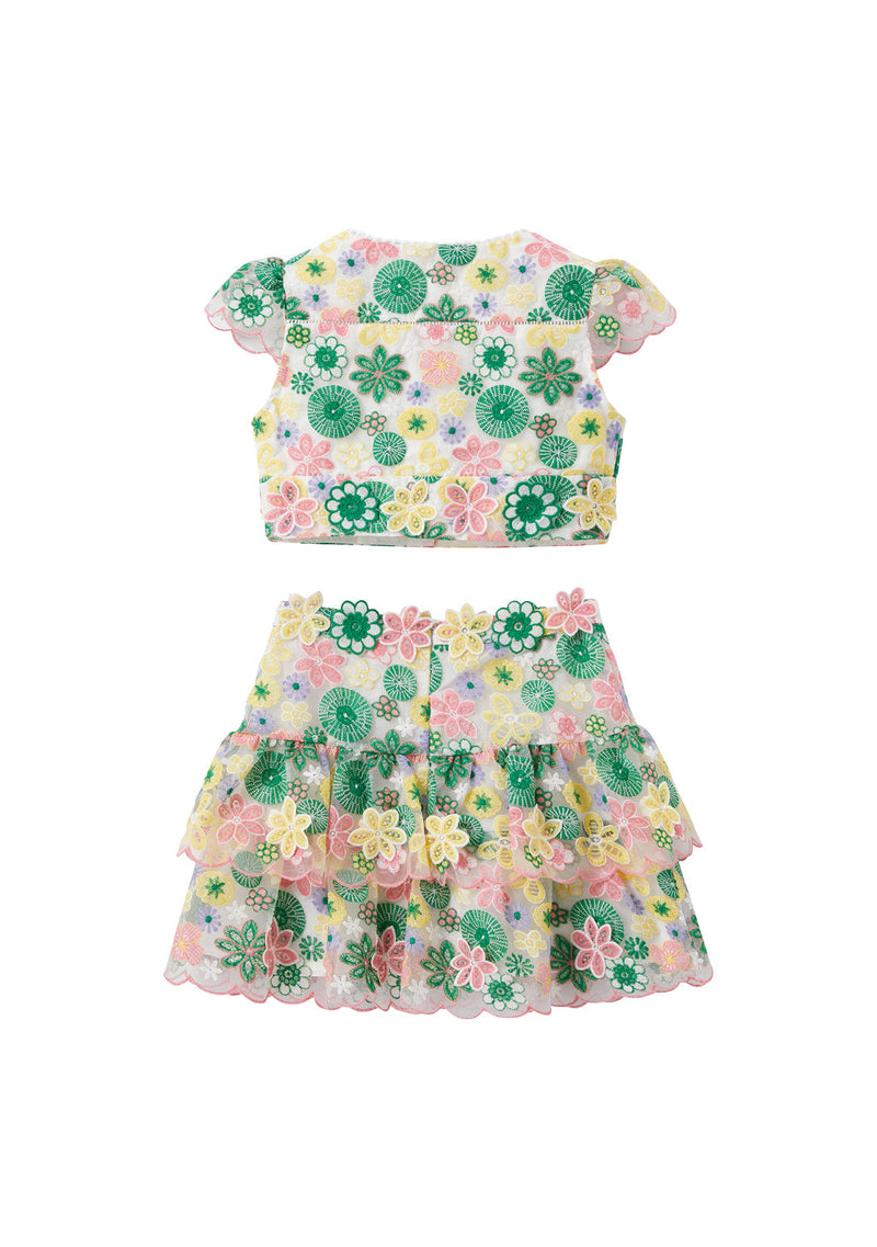Agathe Embrodiered Skirt